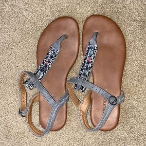 Gray Maurice’s sandals